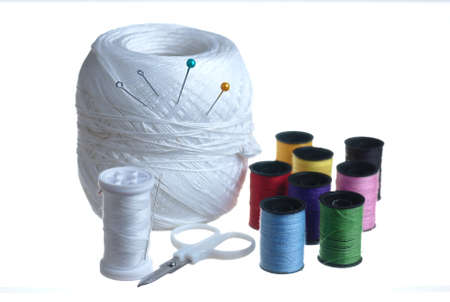 Sewing kit.の写真素材