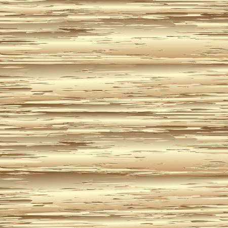 Light wood texture background of old painted beige boards. Realistic vector illustration.のイラスト素材