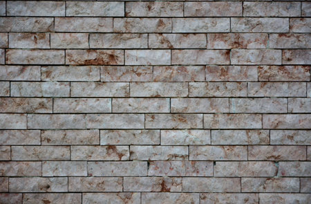 Modern brick wall