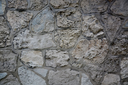 Stone wall with abstract pattern