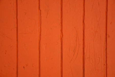 Old peeling paint on grunge wooden surfaceの写真素材