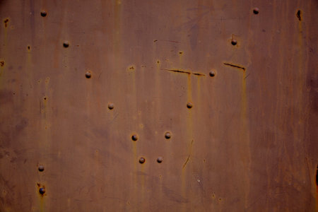Grunge rusty metal surface as colorful abstract background