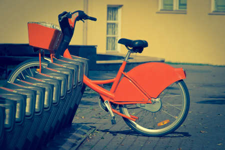 Rental of municipal bicycles agencyの写真素材