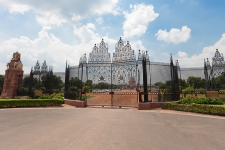 The parlament of India in new Delhiの写真素材