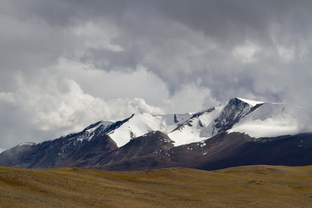Snow mountains in Indian Hymalayas
