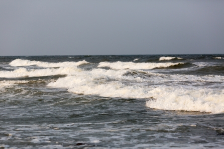 High waves of Indian Oceanの写真素材