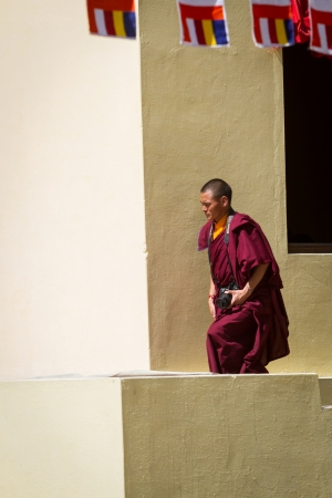 A Buddhist monk province of Ladakh. Indian Himalayas.のeditorial素材
