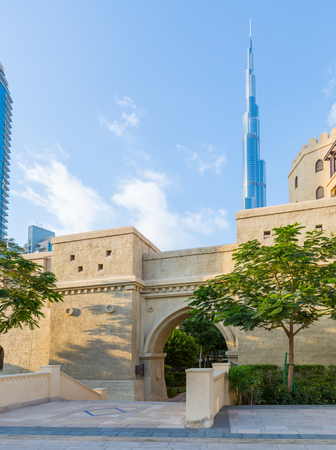 Dubai downtown at the dayのeditorial素材