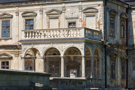 Polish castle, on the territory of modern Ukraineのeditorial素材