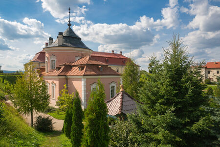 Polish castle, on the territory of modern Ukraineのeditorial素材