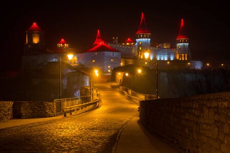 Kamianets-Podilskyi castle on the west of Ukraineのeditorial素材