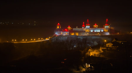 Kamianets-Podilskyi castle on the west of Ukraine