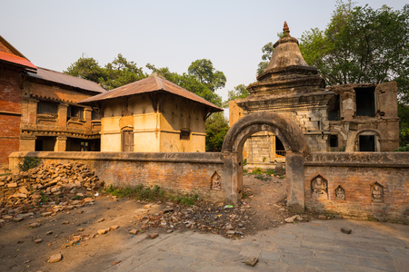 Pashupatinath Temple in Kathmandu. Nepal.の写真素材