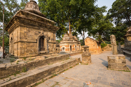 Pashupatinath Temple in Kathmandu. Nepal.の写真素材