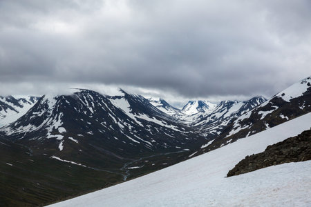 The landscape of the Norwegian national park Jotunheimen