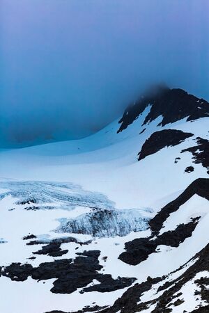 The landscape of the Norwegian national park Jotunheimenの写真素材