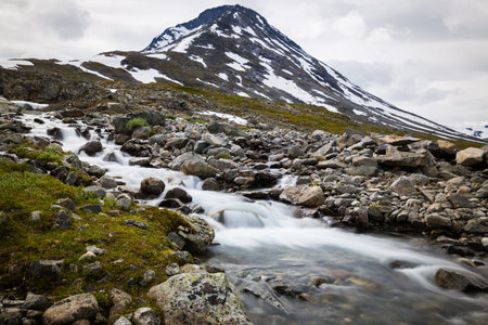 The landscape of the Norwegian national park Jotunheimen