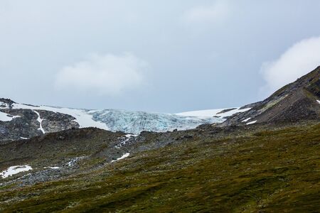 The landscape of the Norwegian national park Jotunheimenの写真素材