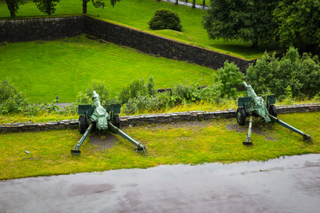 Medieval fortress located in Bergenのeditorial素材