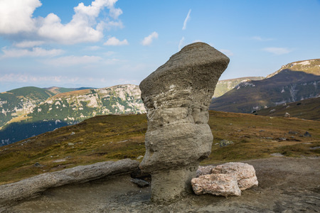 Summer panorama of Montenegrin mountain rangeの写真素材