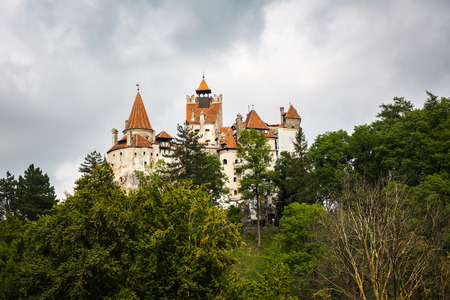 An exterior of the Dracula's Castle at summer.のeditorial素材