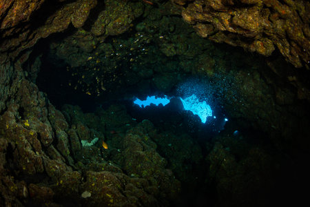 The Canyon in the Dahab. Red sea