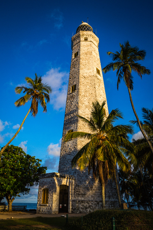Lighthouse on the rocks of Merissaの写真素材