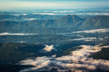 View from the Adam's Peakの写真素材