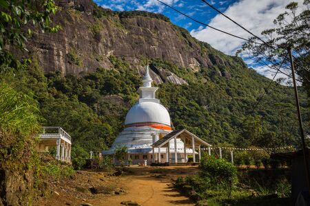 Buddhists temple in Sri Lankaの写真素材