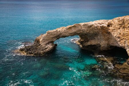 Coast of cyprus in winterの写真素材
