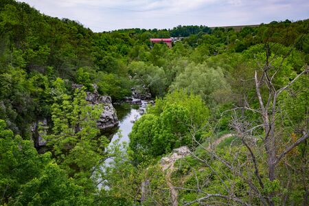 Butsky Canyon in the springの写真素材