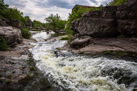 Butsky Canyon in the springの写真素材