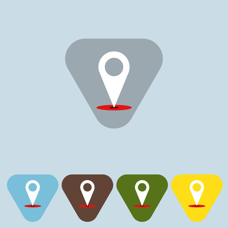 Set of map pointers - Vectorのイラスト素材