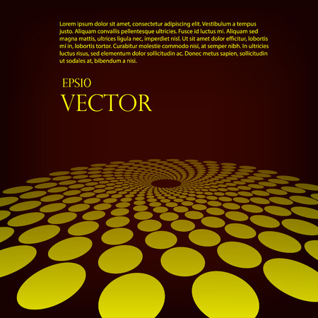 Abstract swirl dotted background  vector illustrationのイラスト素材