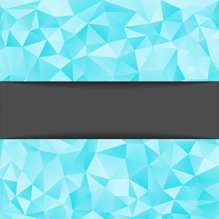 Abstract triangle vector background with a place for your text. With paper like effect with a shadow.can be used for brochure and flyer., Eps 10 vector illustration.のイラスト素材