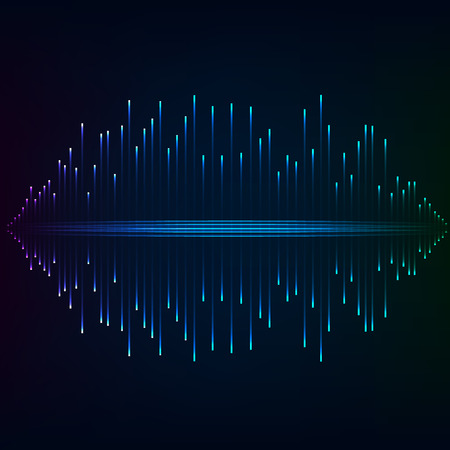 blue flash abstract backgroundのイラスト素材