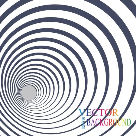 3d perspective circle background.  eps 10 vector illustrationのイラスト素材