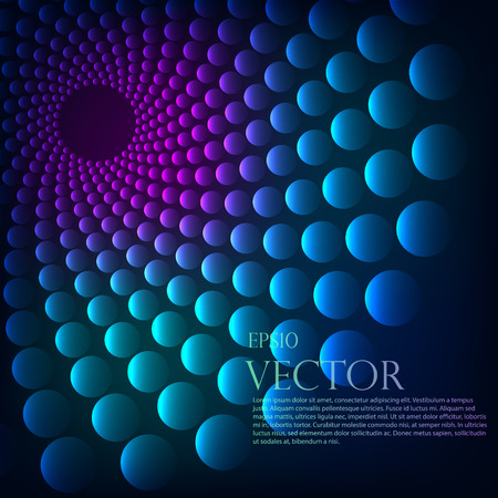 Rainbow vortex vector background eps 10 vector illustrationのイラスト素材