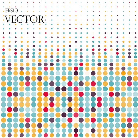 Background with the coloured circles in a vector. Eps10 seamless illustrationのイラスト素材