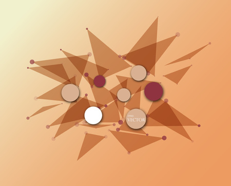 Integration and innovation technology. Best ideas for Business presentation model orange colourのイラスト素材