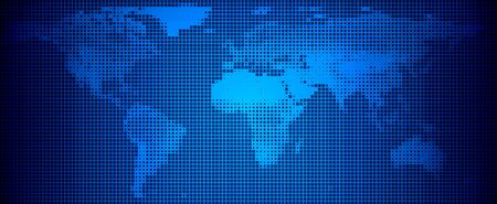 World map technology-style. Vector illustration. Eps10 illustrationのイラスト素材