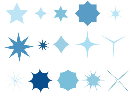 Star icons design elements eps 10 vector illustrationのイラスト素材