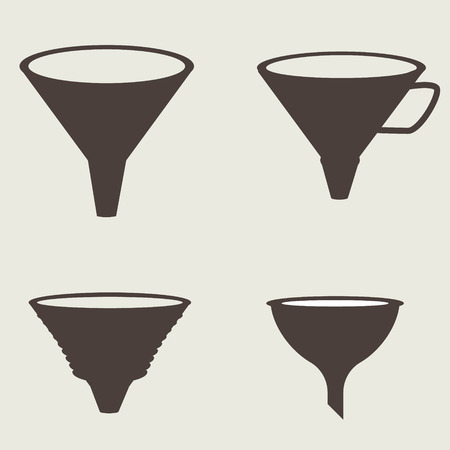 Funnel icon vector illustration image eps 10 vector illustrationのイラスト素材