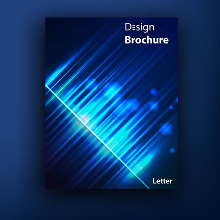 Vector avrora borealis brochure / booklet cover design templates collectionのイラスト素材