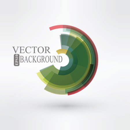 Round shape. Logo design. Vector illustration.のイラスト素材