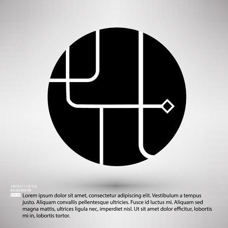 Ways of solution circle company symbol designのイラスト素材