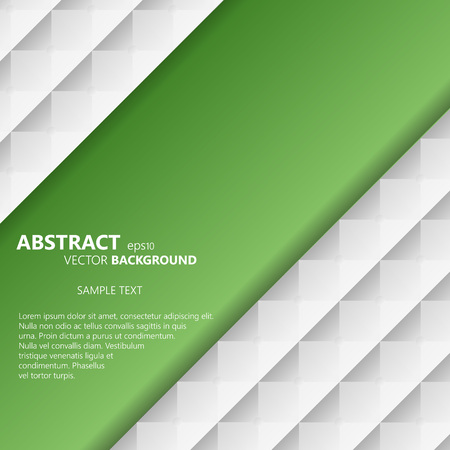 Designer gray monochrome template greeting card with geometric volume studs and place for text eps10 vector illustrationのイラスト素材