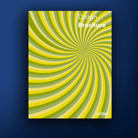 Vector brochure booklet cover design templates collection A4 eps10 vector illustrationのイラスト素材