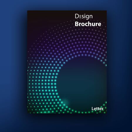 Vector brochure booklet cover design templates collection A4 eps10 vector illustrationのイラスト素材