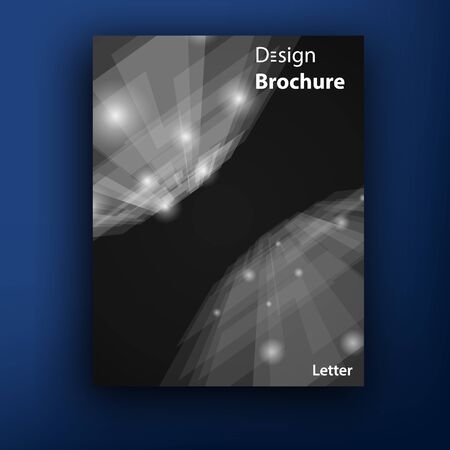 Vector brochure booklet cover design templates collection A4 eps10 vector illustrationのイラスト素材